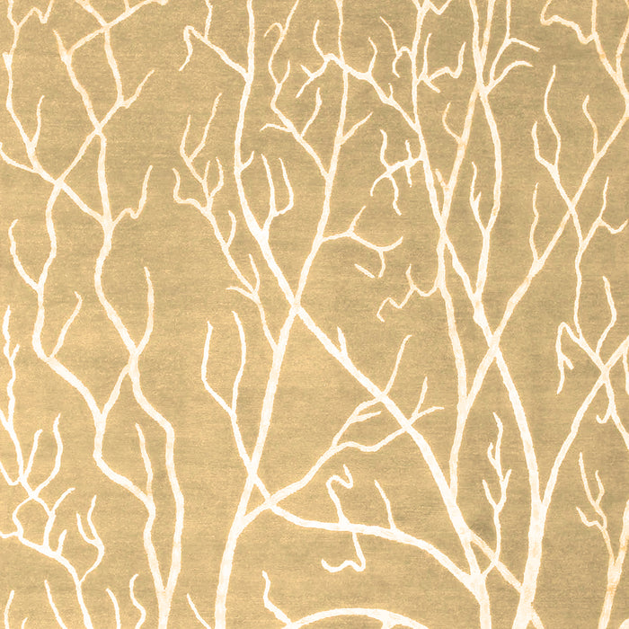 Machine Washable Abstract Brown Contemporary Rug, wshcon1284brn