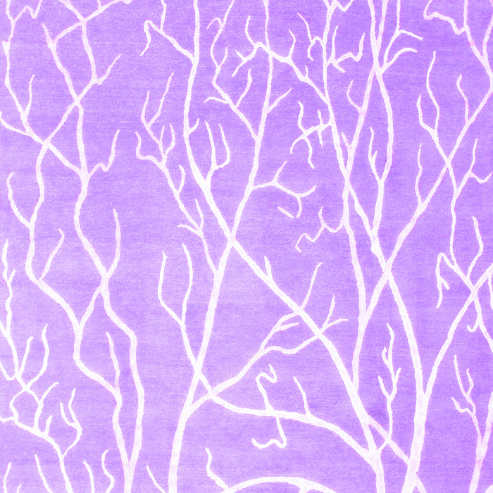 Abstract Purple Contemporary Rug, con1284pur