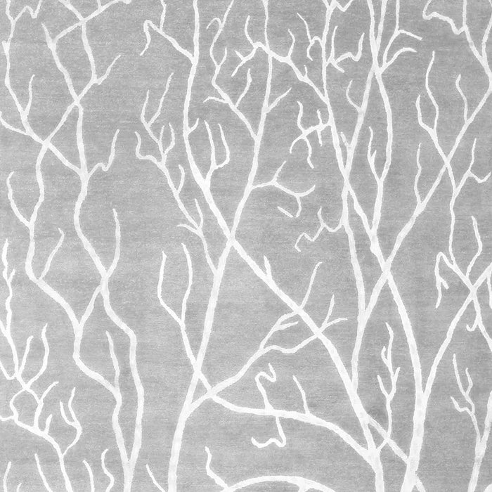 Abstract Gray Contemporary Rug, con1284gry