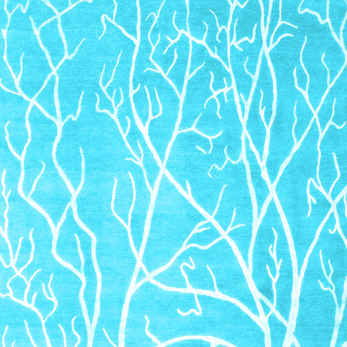 Machine Washable Abstract Light Blue Contemporary Rug, wshcon1284lblu