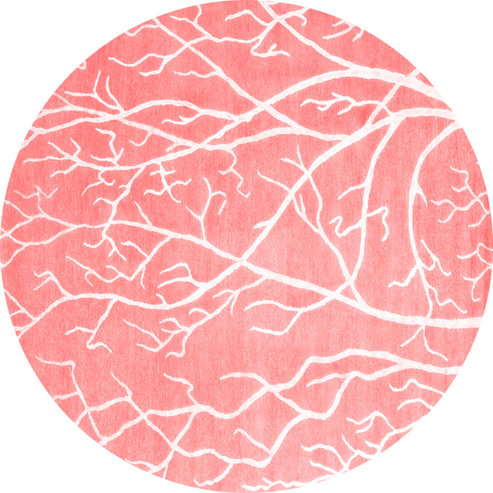 Machine Washable Abstract Red Contemporary Rug, wshcon1284red