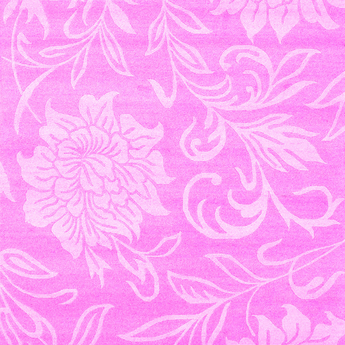 Machine Washable Solid Pink Modern Rug, wshcon1285pnk