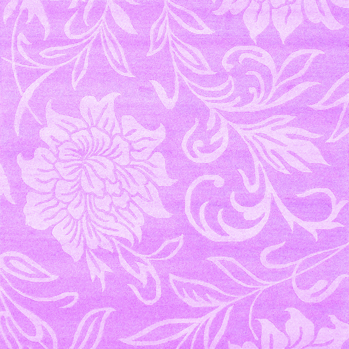 Machine Washable Solid Purple Modern Area Rugs, wshcon1285pur