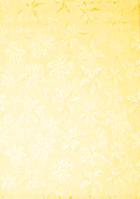 Solid Yellow Modern Rug, con1286yw