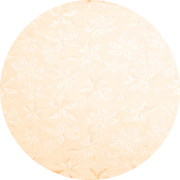 Machine Washable Solid Orange Modern Area Rugs, wshcon1286org