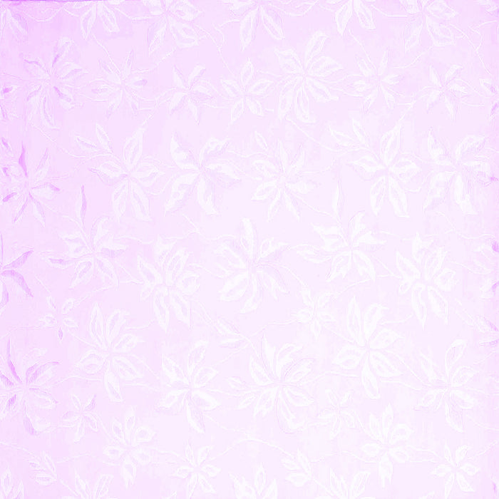 Square Solid Purple Modern Rug, con1286pur