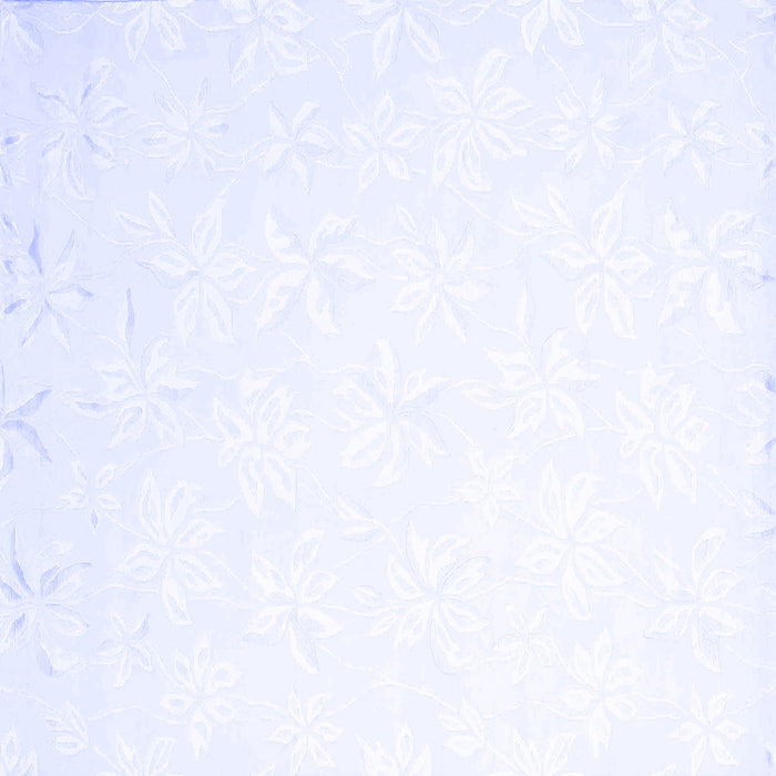 Square Machine Washable Solid Blue Modern Rug, wshcon1286blu