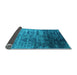 Sideview of Abstract Light Blue Contemporary Rug, con1287lblu