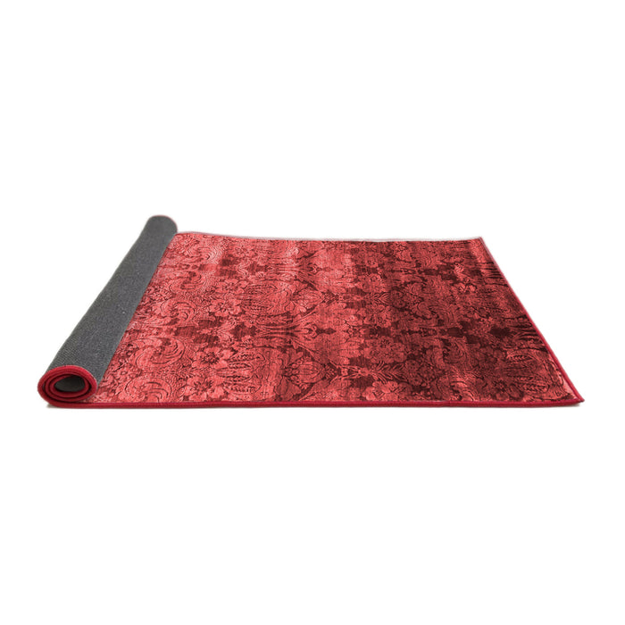 Abstract Red Contemporary Area Rugs