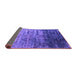 Sideview of Abstract Purple Contemporary Rug, con1287pur