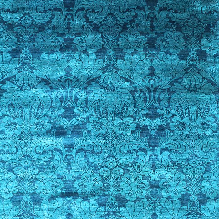 Abstract Light Blue Contemporary Rug, con1287lblu