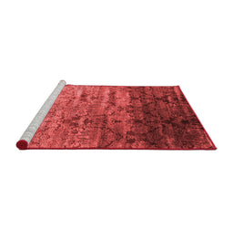 Contemporary Red Washable Rugs