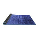 Sideview of Abstract Blue Contemporary Rug, con1287blu