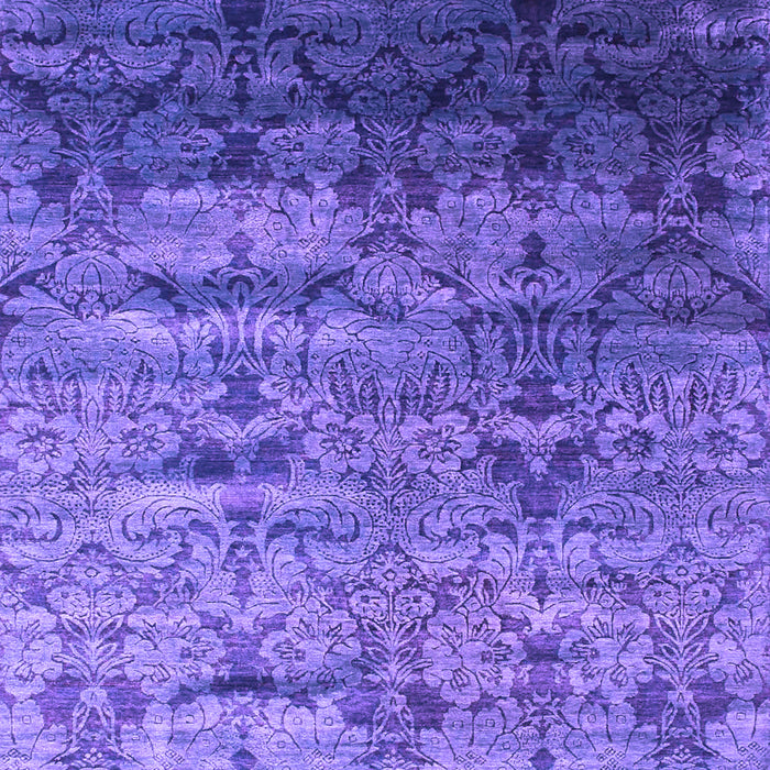 Abstract Purple Contemporary Rug, con1287pur