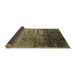Sideview of Abstract Brown Contemporary Rug, con1287brn