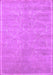 Machine Washable Abstract Purple Contemporary Area Rugs, wshcon1288pur