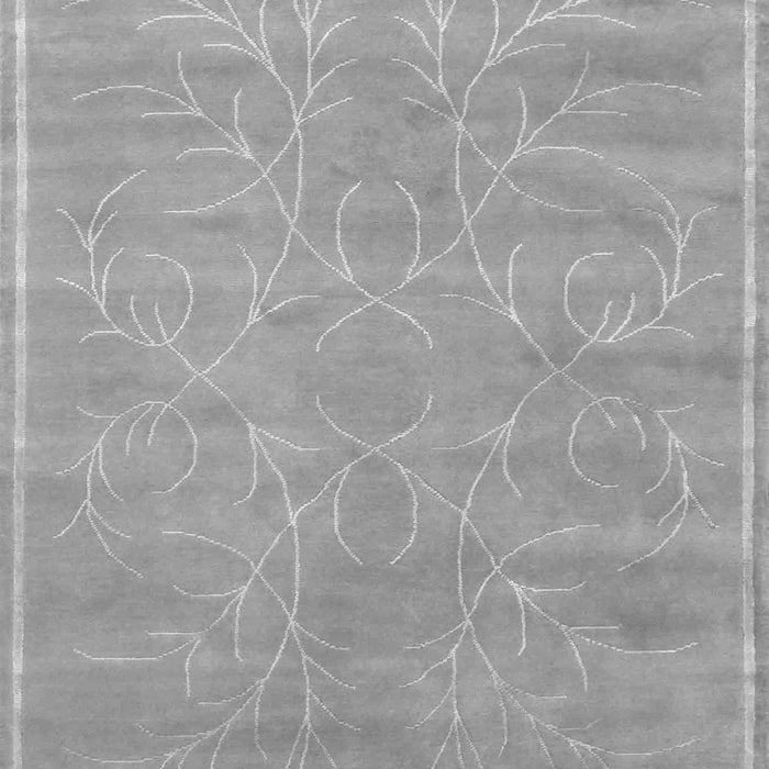 Abstract Gray Contemporary Rug, con1288gry