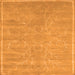 Serging Thickness of Abstract Orange Contemporary Rug, con1288org