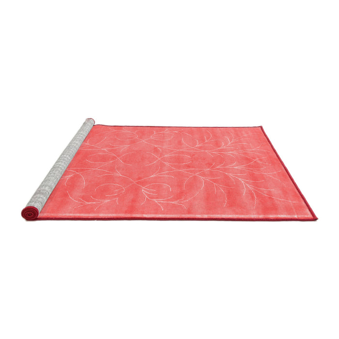 Contemporary Red Washable Rugs