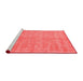 Contemporary Red Washable Rugs