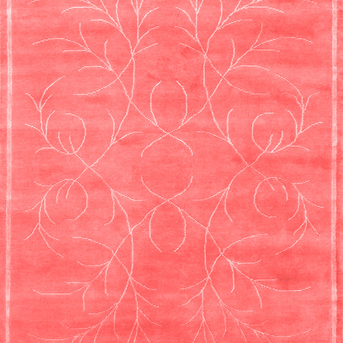 Machine Washable Abstract Red Contemporary Rug, wshcon1288red