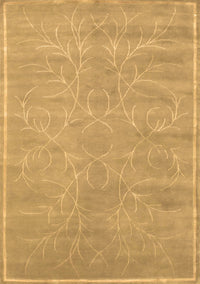 Abstract Brown Contemporary Rug, con1288brn