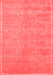 Abstract Red Contemporary Area Rugs