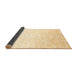 Sideview of Solid Brown Modern Rug, con1289brn