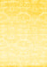 Solid Yellow Modern Rug, con1289yw