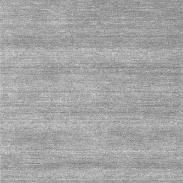 Serging Thickness of Machine Washable Solid Gray Modern Rug, wshcon128gry