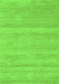 Solid Green Modern Rug, con128grn