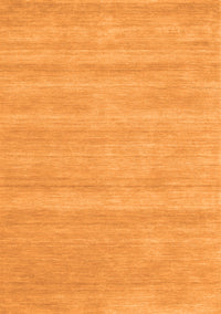 Solid Orange Modern Rug, con128org