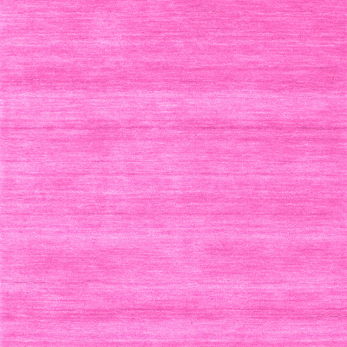 Machine Washable Solid Pink Modern Rug, wshcon128pnk