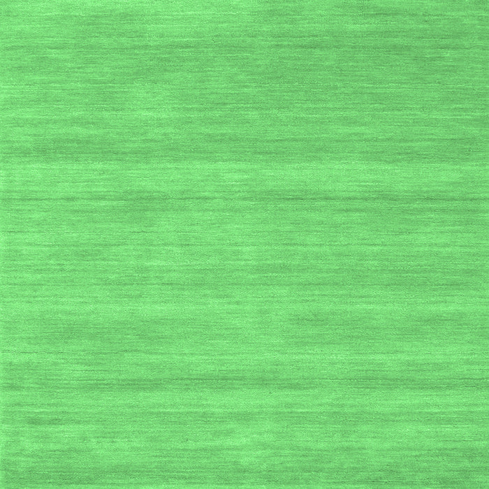 Square Solid Emerald Green Modern Rug, con128emgrn