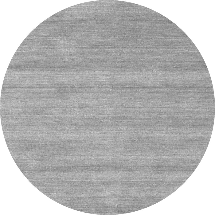 Square Solid Gray Modern Rug, con128gry