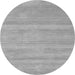 Square Solid Gray Modern Rug, con128gry