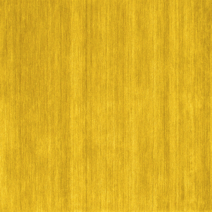 Square Solid Yellow Modern Rug, con128yw