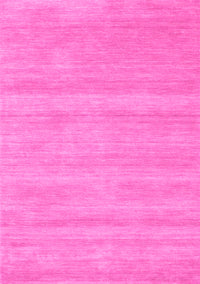 Solid Pink Modern Rug, con128pnk