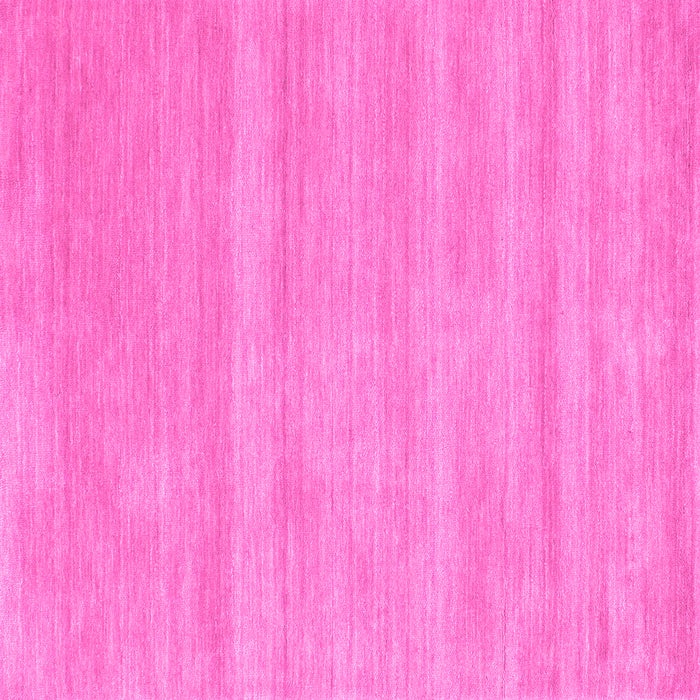 Square Solid Pink Modern Rug, con128pnk