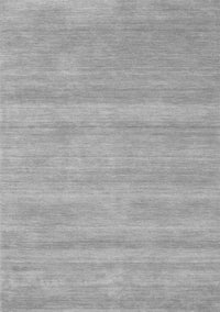 Solid Gray Modern Rug, con128gry