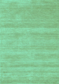 Solid Turquoise Modern Rug, con128turq