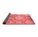 Abstract Red Contemporary Area Rugs