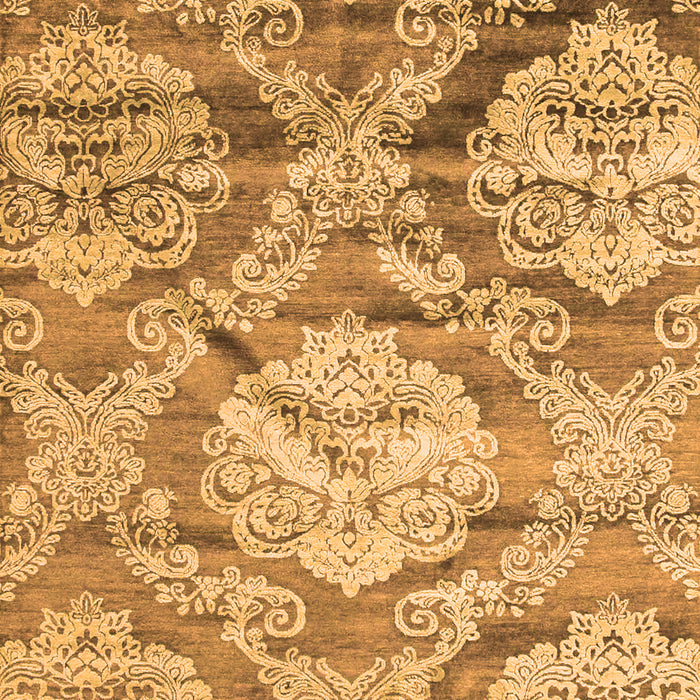 Abstract Orange Contemporary Rug, con1290org