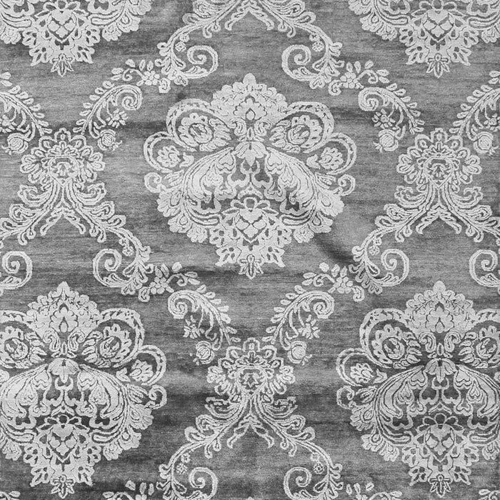 Abstract Gray Contemporary Rug, con1290gry