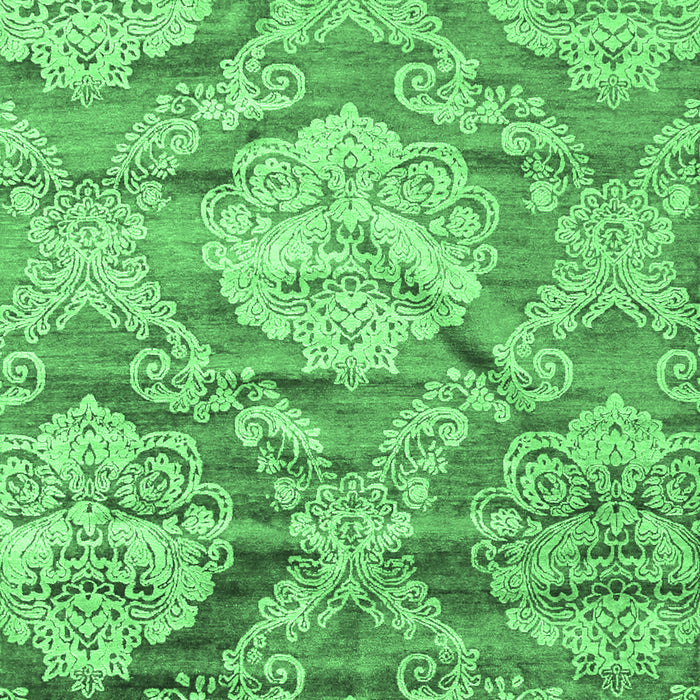 Abstract Emerald Green Contemporary Rug, con1290emgrn