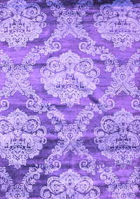 Abstract Purple Contemporary Rug, con1290pur