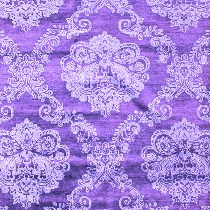 Machine Washable Abstract Purple Contemporary Area Rugs, wshcon1290pur