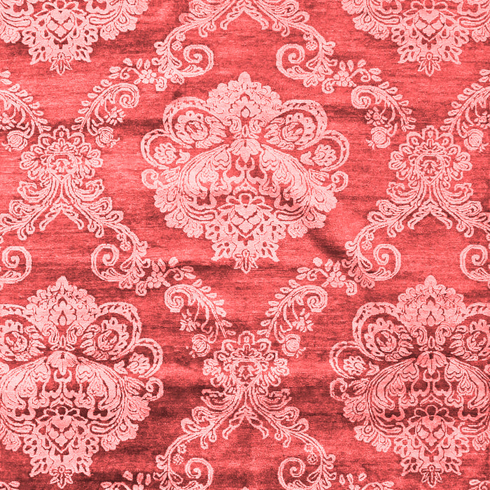 Machine Washable Abstract Red Contemporary Rug, wshcon1290red