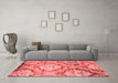 Contemporary Red Washable Rugs