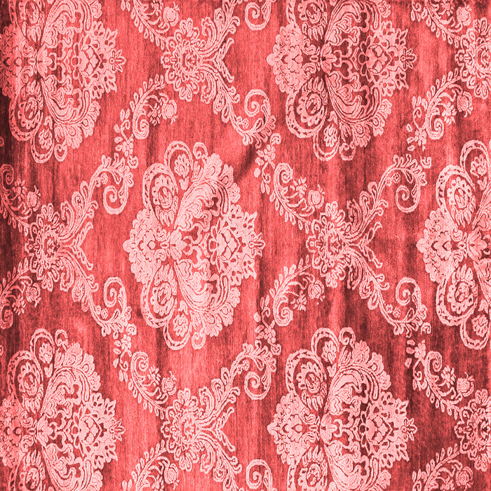 Machine Washable Abstract Red Contemporary Rug, wshcon1290red